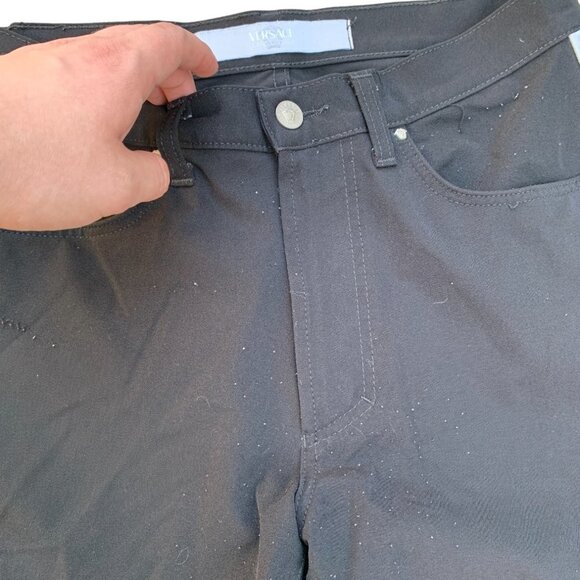 Vintage Versace Jeans Couture Size 33 Black - Picture 9 of 12
